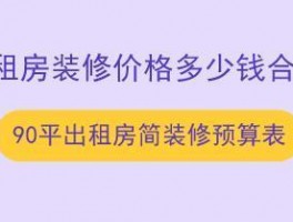 出租装修出租装修费几年回本合适