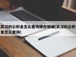 武汉的公积金怎么查询缴存明细(武汉的公积金怎么查询)