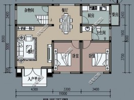 90平米农村自建房设计图90平米农村自建房设计图一层